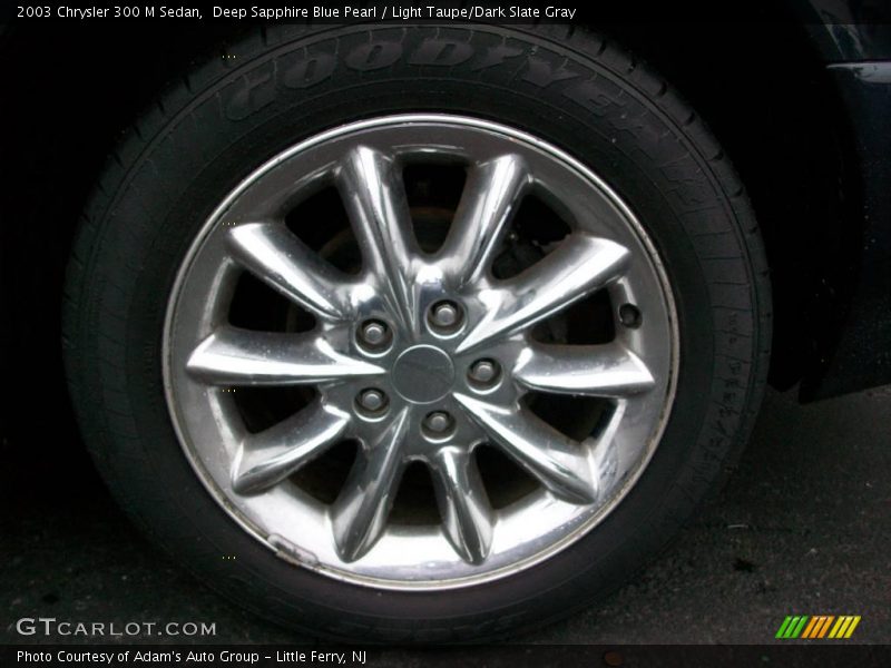 Deep Sapphire Blue Pearl / Light Taupe/Dark Slate Gray 2003 Chrysler 300 M Sedan