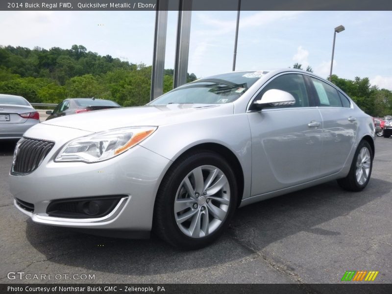 Quicksilver Metallic / Ebony 2014 Buick Regal FWD