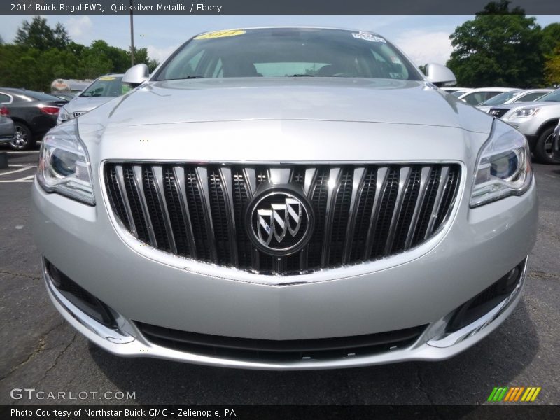 Quicksilver Metallic / Ebony 2014 Buick Regal FWD