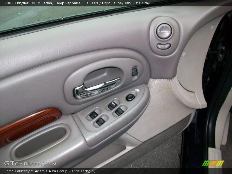 Deep Sapphire Blue Pearl / Light Taupe/Dark Slate Gray 2003 Chrysler 300 M Sedan