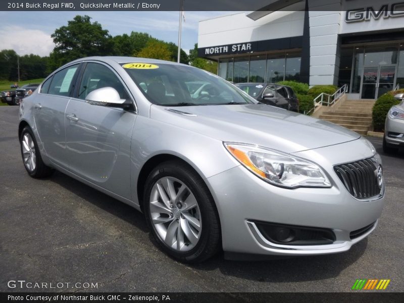 Quicksilver Metallic / Ebony 2014 Buick Regal FWD