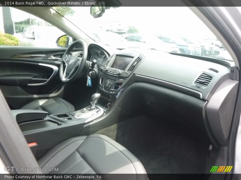 Quicksilver Metallic / Ebony 2014 Buick Regal FWD