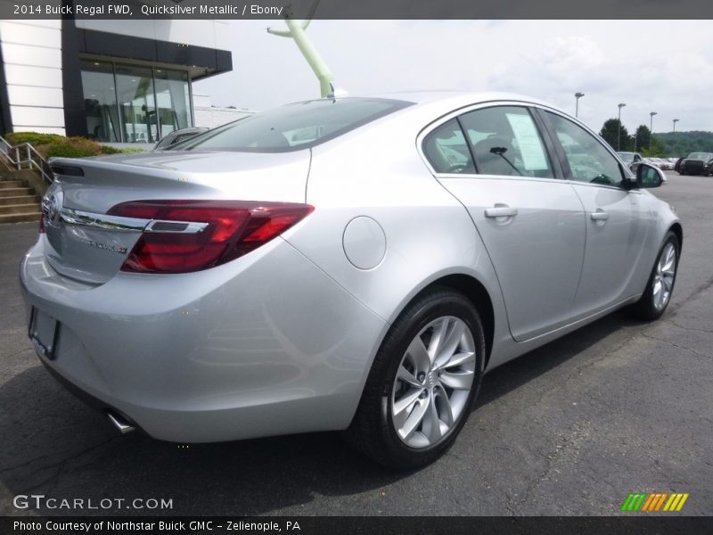 Quicksilver Metallic / Ebony 2014 Buick Regal FWD