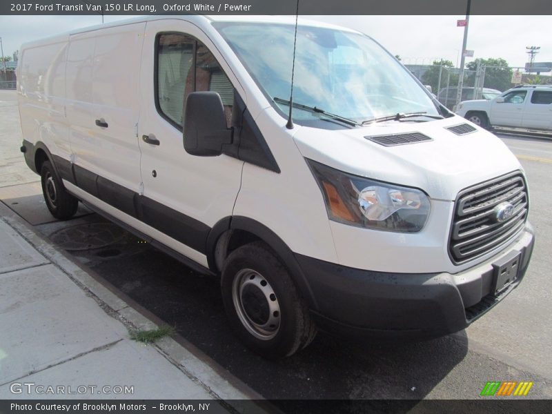 Oxford White / Pewter 2017 Ford Transit Van 150 LR Long