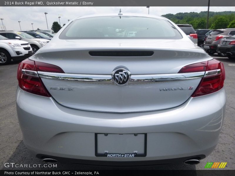 Quicksilver Metallic / Ebony 2014 Buick Regal FWD