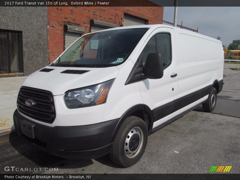 Oxford White / Pewter 2017 Ford Transit Van 150 LR Long
