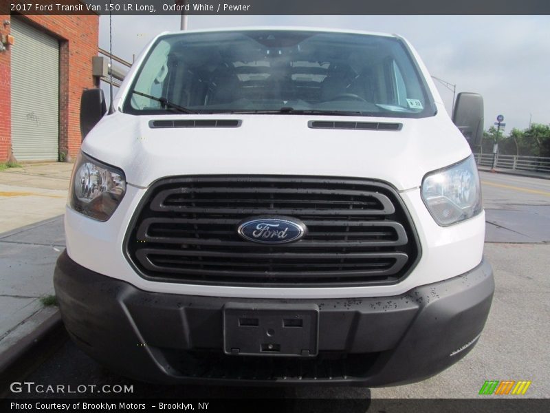 Oxford White / Pewter 2017 Ford Transit Van 150 LR Long