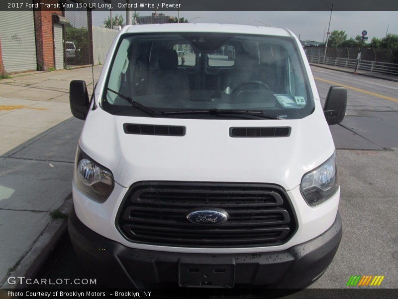 Oxford White / Pewter 2017 Ford Transit Van 150 LR Long