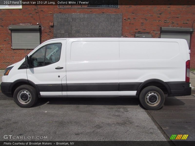 Oxford White / Pewter 2017 Ford Transit Van 150 LR Long