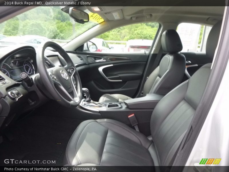 Quicksilver Metallic / Ebony 2014 Buick Regal FWD