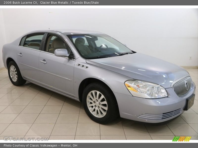 Glacier Blue Metallic / Tuxedo Blue/Shale 2006 Buick Lucerne CX