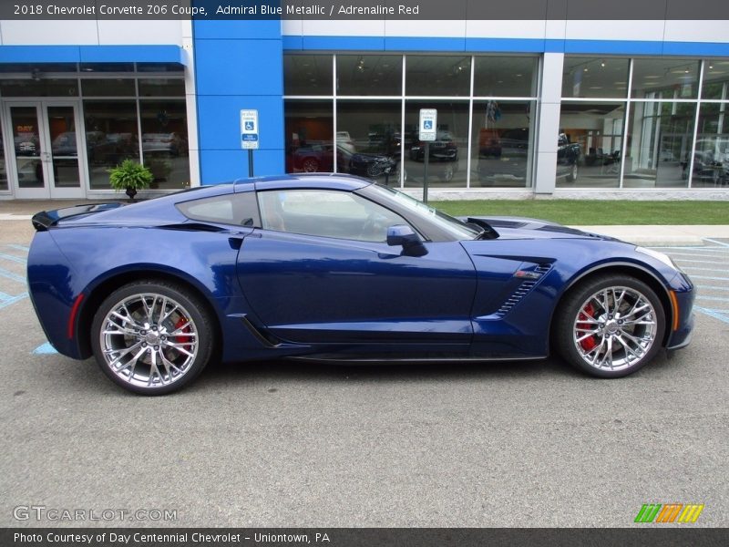  2018 Corvette Z06 Coupe Admiral Blue Metallic