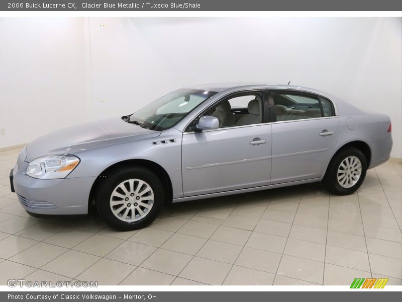 Glacier Blue Metallic / Tuxedo Blue/Shale 2006 Buick Lucerne CX
