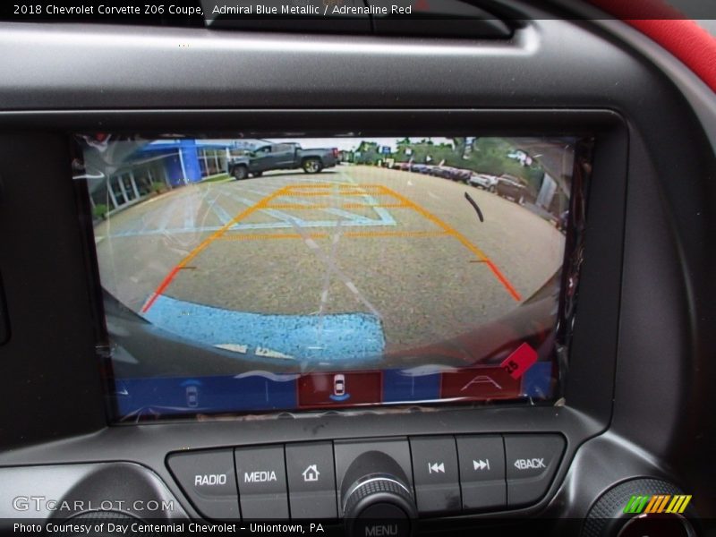 Admiral Blue Metallic / Adrenaline Red 2018 Chevrolet Corvette Z06 Coupe