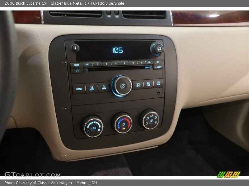 Glacier Blue Metallic / Tuxedo Blue/Shale 2006 Buick Lucerne CX