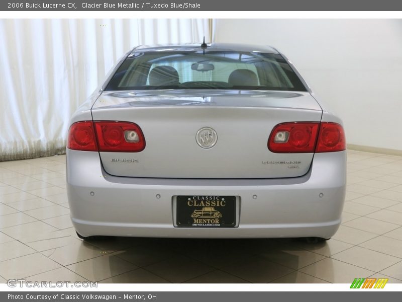 Glacier Blue Metallic / Tuxedo Blue/Shale 2006 Buick Lucerne CX