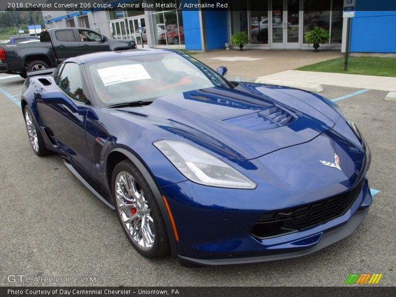  2018 Corvette Z06 Coupe Admiral Blue Metallic
