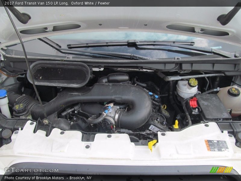 Oxford White / Pewter 2017 Ford Transit Van 150 LR Long