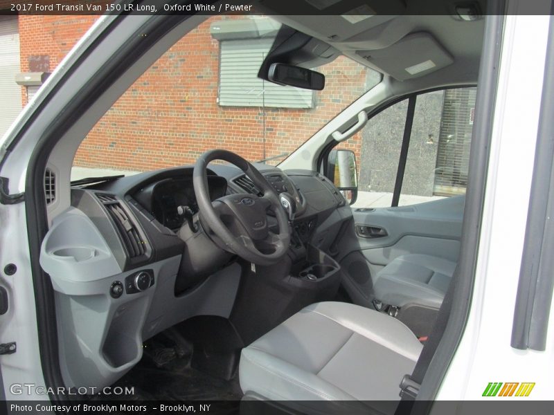 Oxford White / Pewter 2017 Ford Transit Van 150 LR Long