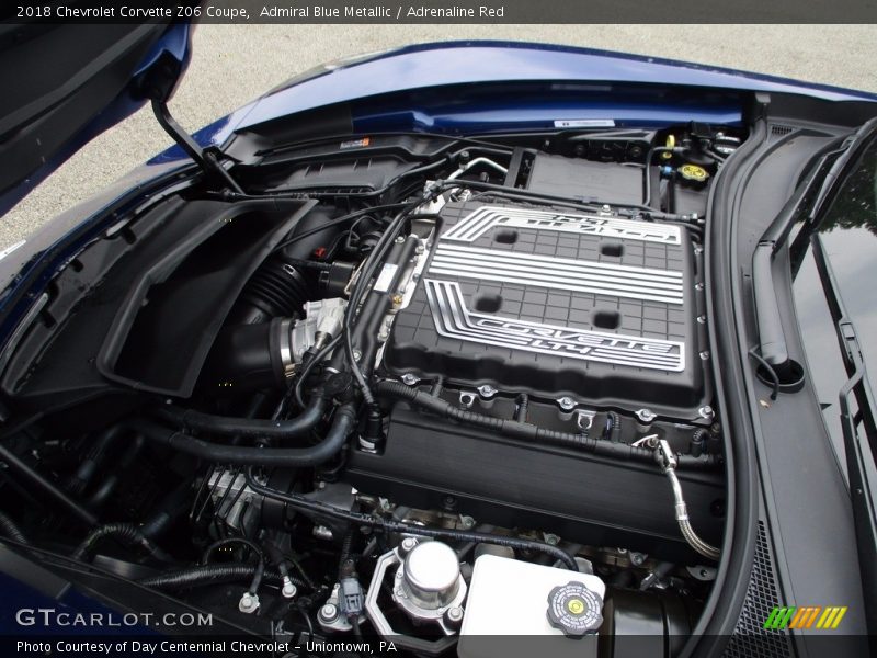  2018 Corvette Z06 Coupe Engine - 6.2 Liter Supercharged DI OHV 16-Valve VVT LT4 V8