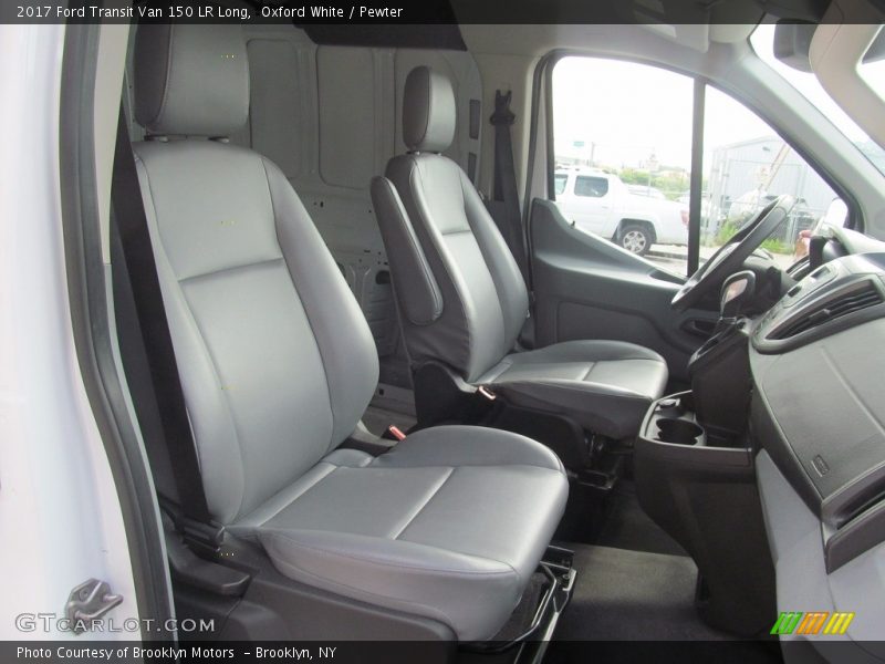 Oxford White / Pewter 2017 Ford Transit Van 150 LR Long