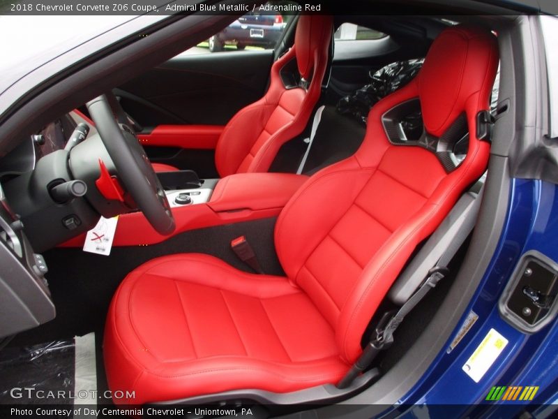  2018 Corvette Z06 Coupe Adrenaline Red Interior