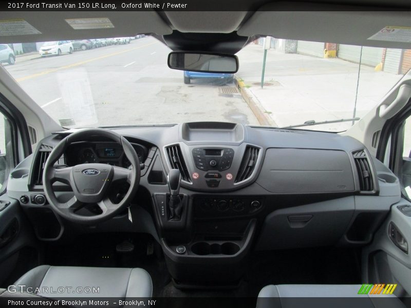 Oxford White / Pewter 2017 Ford Transit Van 150 LR Long