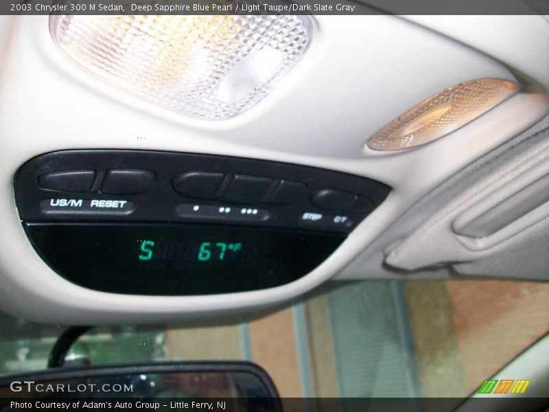 Deep Sapphire Blue Pearl / Light Taupe/Dark Slate Gray 2003 Chrysler 300 M Sedan