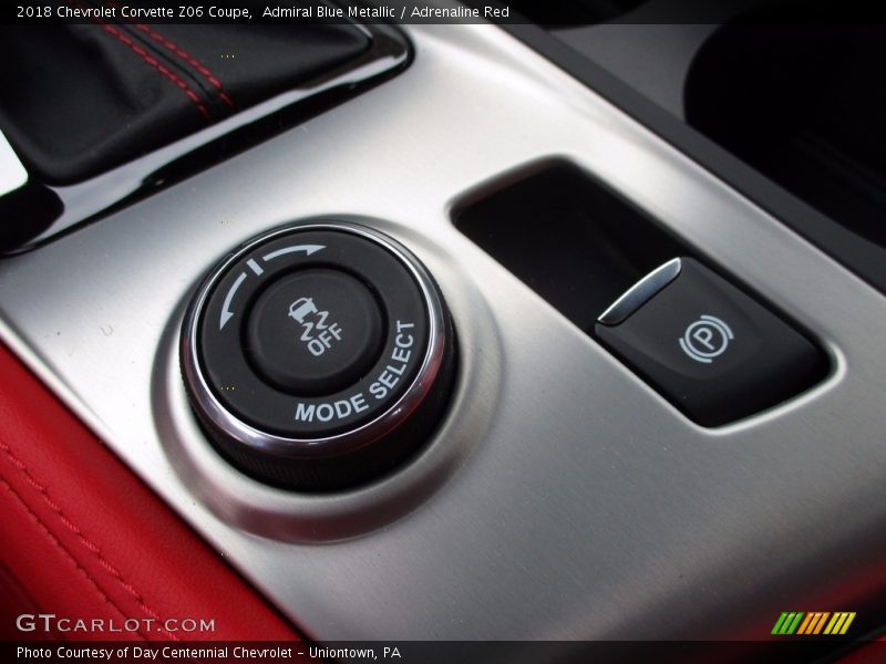 Controls of 2018 Corvette Z06 Coupe
