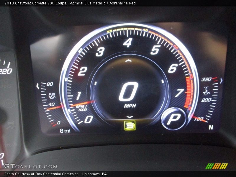  2018 Corvette Z06 Coupe Z06 Coupe Gauges
