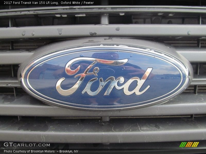 Oxford White / Pewter 2017 Ford Transit Van 150 LR Long