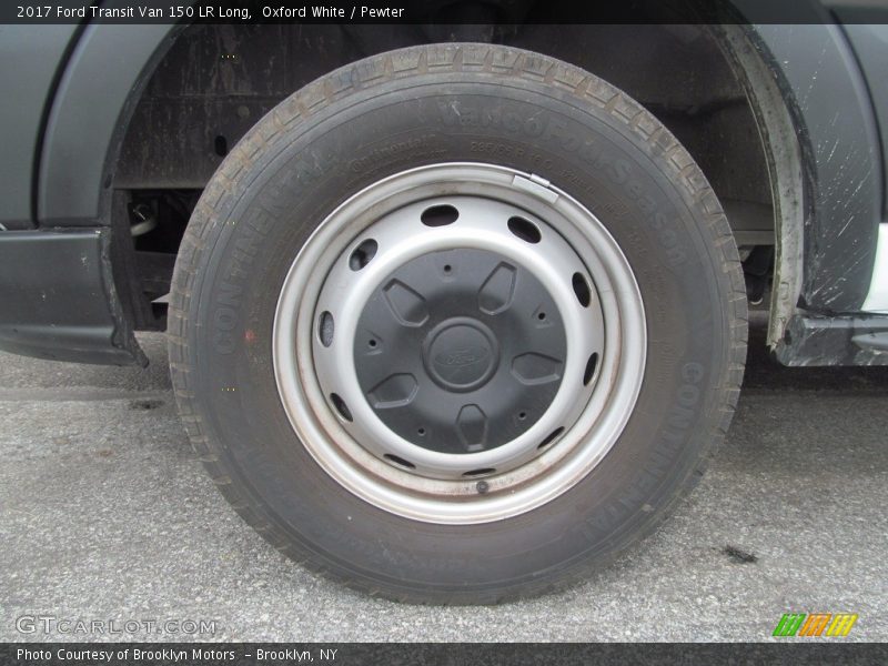 Oxford White / Pewter 2017 Ford Transit Van 150 LR Long