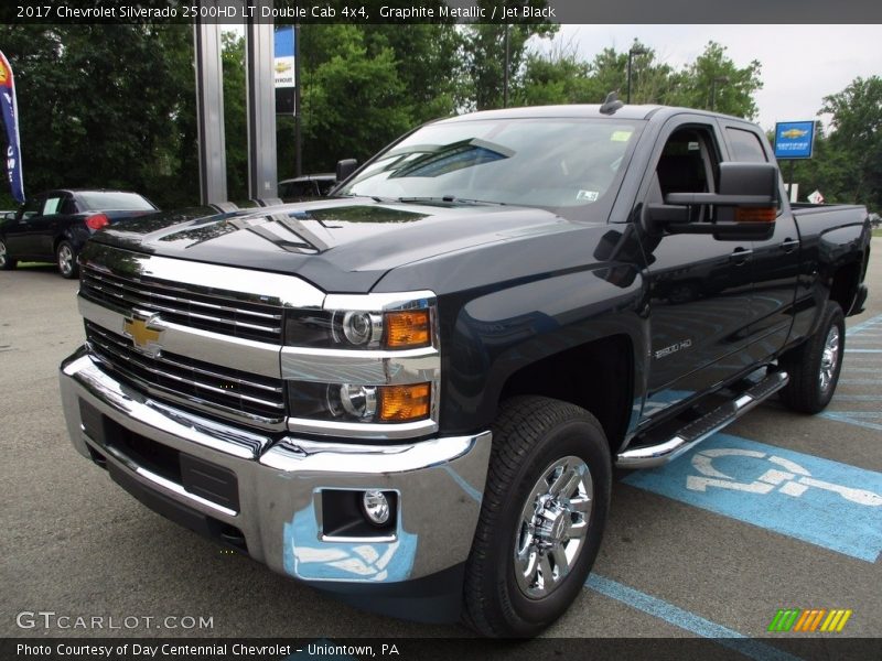 Graphite Metallic / Jet Black 2017 Chevrolet Silverado 2500HD LT Double Cab 4x4