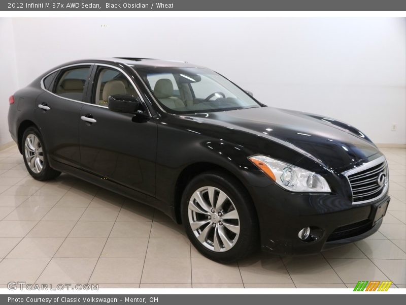 Black Obsidian / Wheat 2012 Infiniti M 37x AWD Sedan