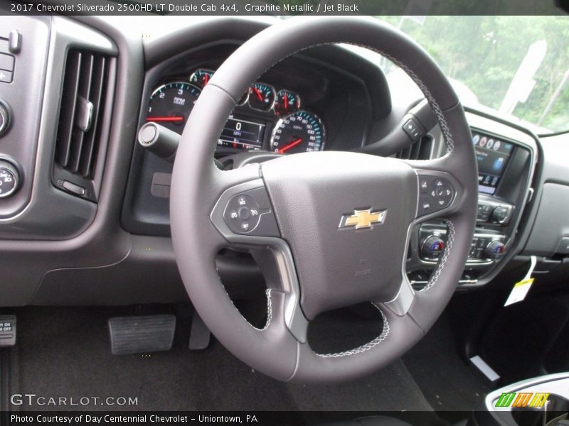 Graphite Metallic / Jet Black 2017 Chevrolet Silverado 2500HD LT Double Cab 4x4