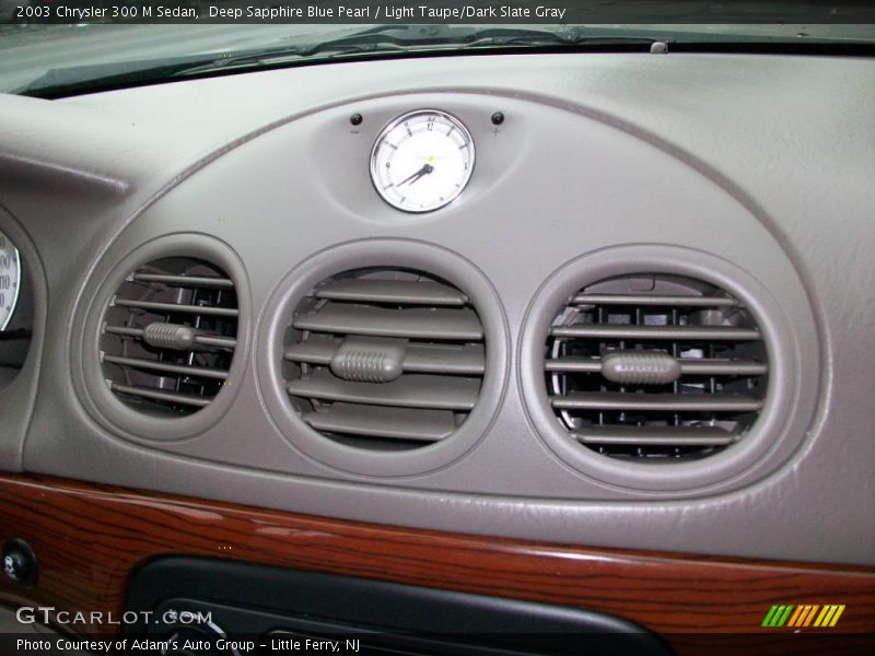 Deep Sapphire Blue Pearl / Light Taupe/Dark Slate Gray 2003 Chrysler 300 M Sedan