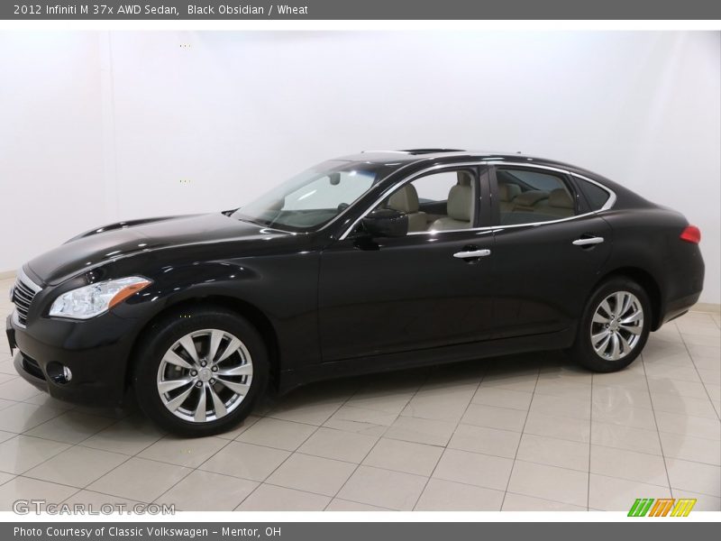 Black Obsidian / Wheat 2012 Infiniti M 37x AWD Sedan