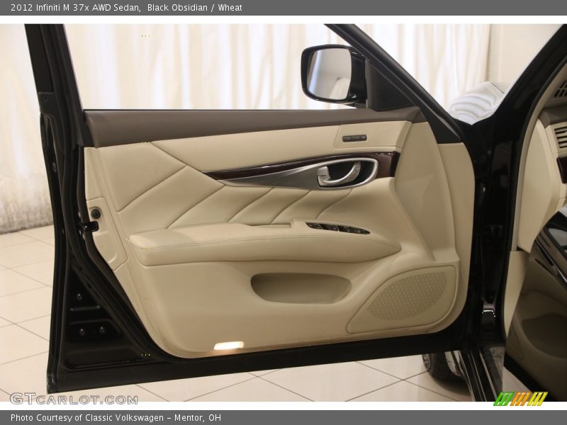 Black Obsidian / Wheat 2012 Infiniti M 37x AWD Sedan