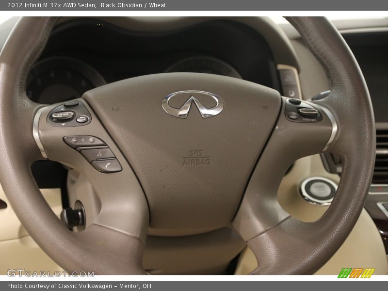 Black Obsidian / Wheat 2012 Infiniti M 37x AWD Sedan