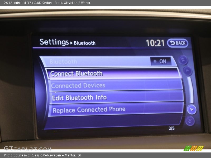Black Obsidian / Wheat 2012 Infiniti M 37x AWD Sedan