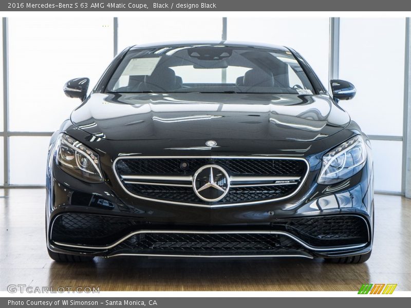 Black / designo Black 2016 Mercedes-Benz S 63 AMG 4Matic Coupe