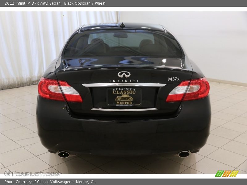 Black Obsidian / Wheat 2012 Infiniti M 37x AWD Sedan