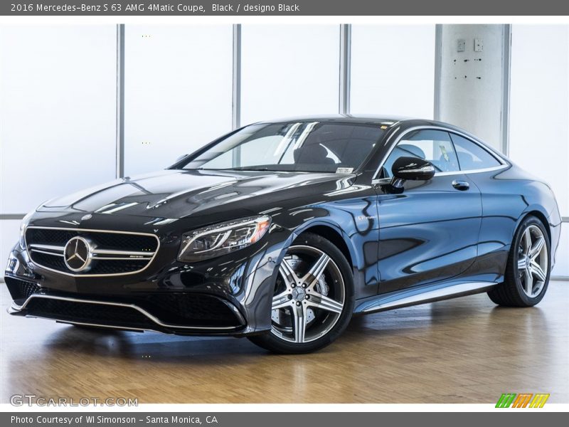 Black / designo Black 2016 Mercedes-Benz S 63 AMG 4Matic Coupe