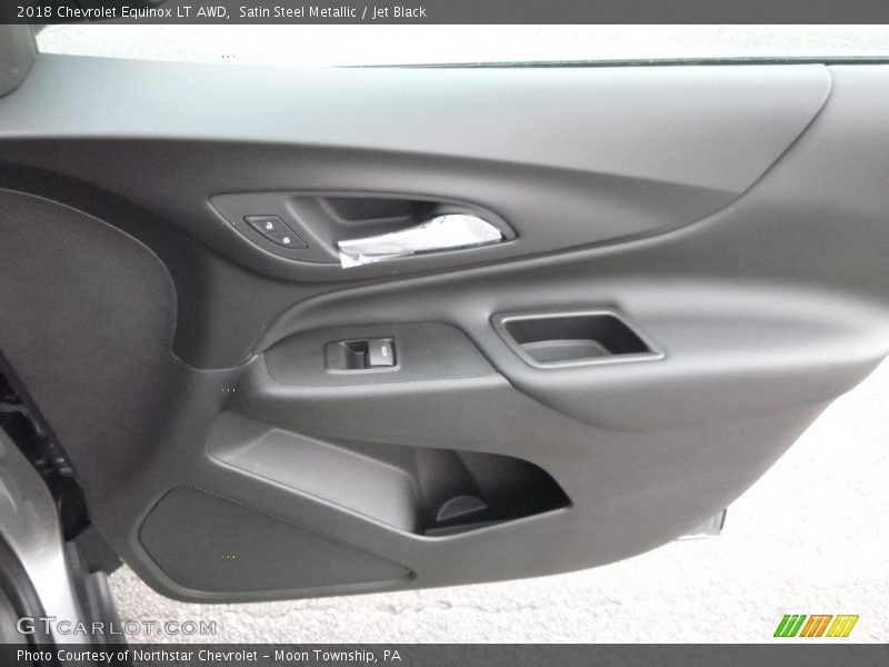 Satin Steel Metallic / Jet Black 2018 Chevrolet Equinox LT AWD
