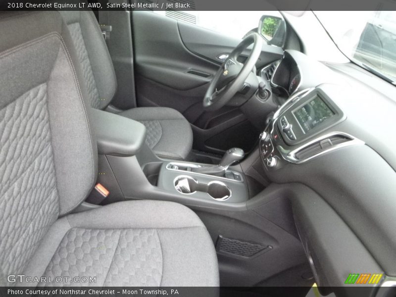 Satin Steel Metallic / Jet Black 2018 Chevrolet Equinox LT AWD