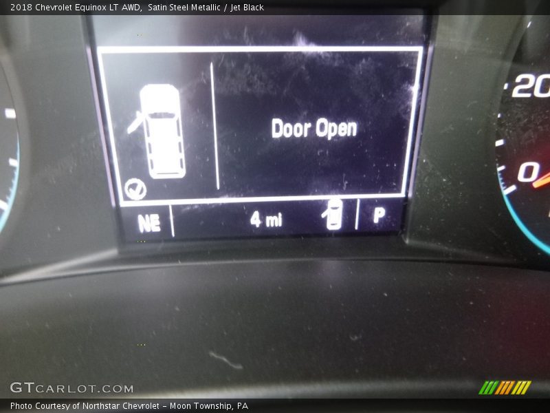 Satin Steel Metallic / Jet Black 2018 Chevrolet Equinox LT AWD