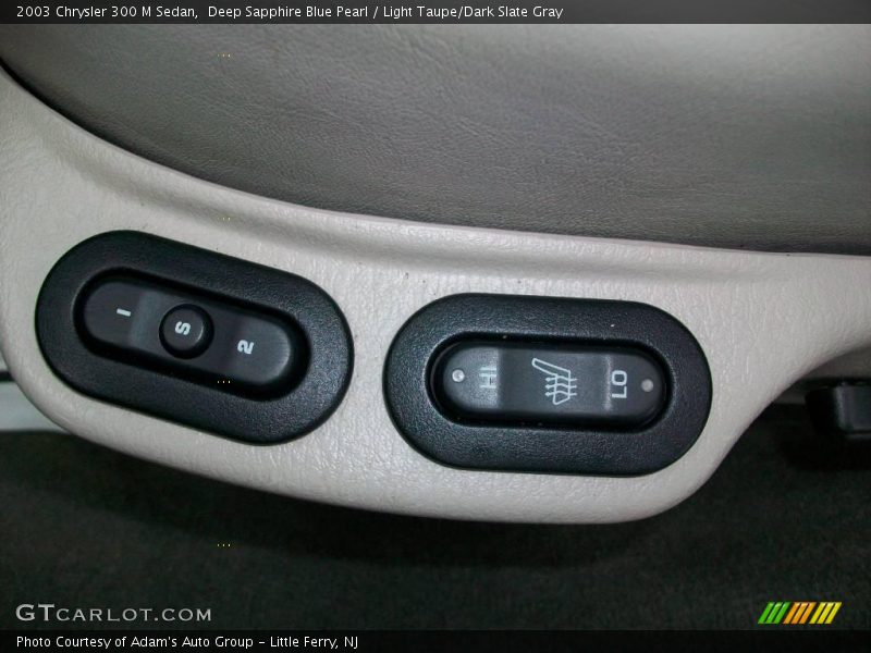 Deep Sapphire Blue Pearl / Light Taupe/Dark Slate Gray 2003 Chrysler 300 M Sedan