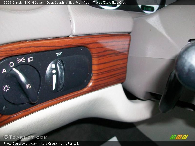 Deep Sapphire Blue Pearl / Light Taupe/Dark Slate Gray 2003 Chrysler 300 M Sedan