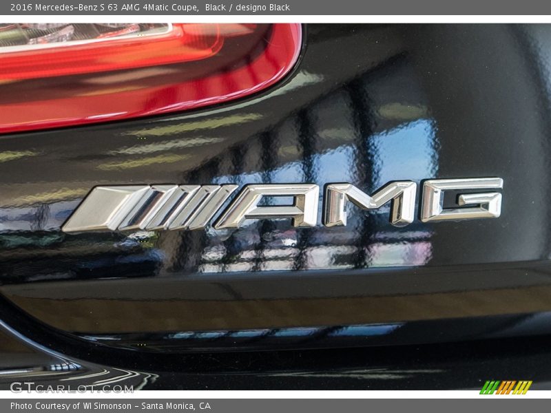 Black / designo Black 2016 Mercedes-Benz S 63 AMG 4Matic Coupe