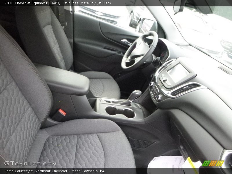 Satin Steel Metallic / Jet Black 2018 Chevrolet Equinox LT AWD